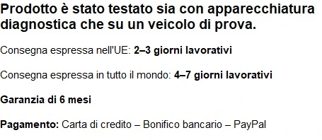Centralina motore con consegna rapida – 1-2 giorni lavorativi